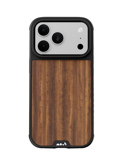 Mous Limitless Case for iPhone 18 Pro, Walnut - view 2, Walnut