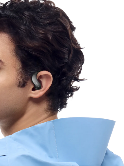Shokz OpenFit Air 2 Bluetooth True Wireless Open-Ear Headphones - view 2, Black