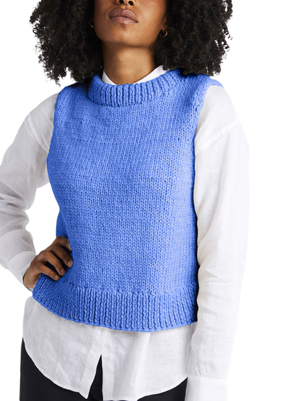 Wool And The Gang Monet Tank Top Knitting Pattern - view 2, Multi