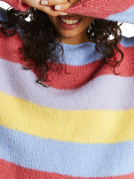 Wool And The Gang Showdown Sweater Knitting Pattern - view 2, Multi