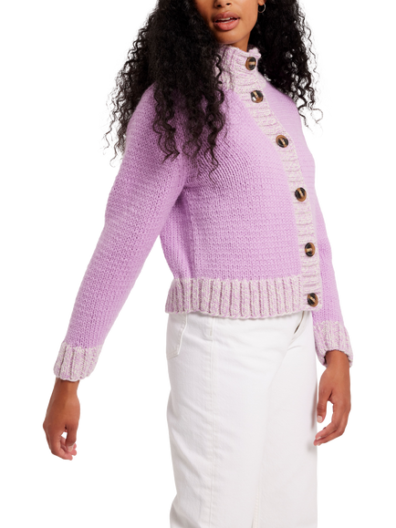 Wool And The Gang Wildflower Cardigan Knitting Pattern - view 2, Multi