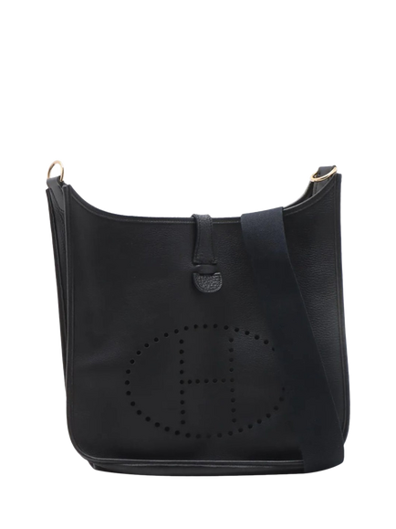 Pre-loved Hermès Vintage 1997 Evelyne 29 Shoulder Bag, Black, Black
