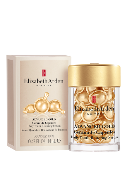 Elizabeth Arden Advanced Gold Ceramide Capsules Daily Youth Restoring Serum - view 2, Clear