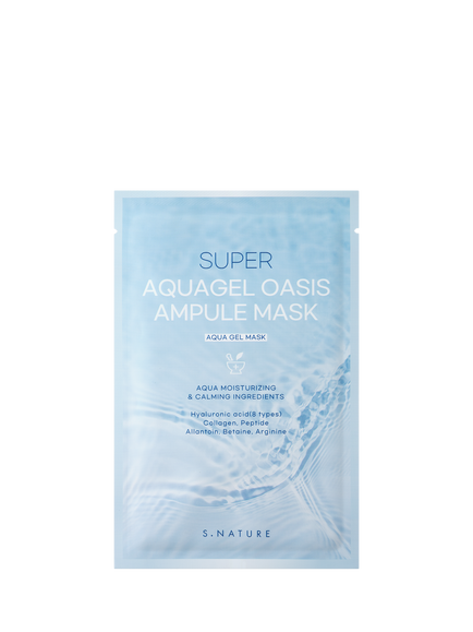 S.NATURE Super Aquagel Oasis Ampoule Sheet Mask, x 5, No Colour
