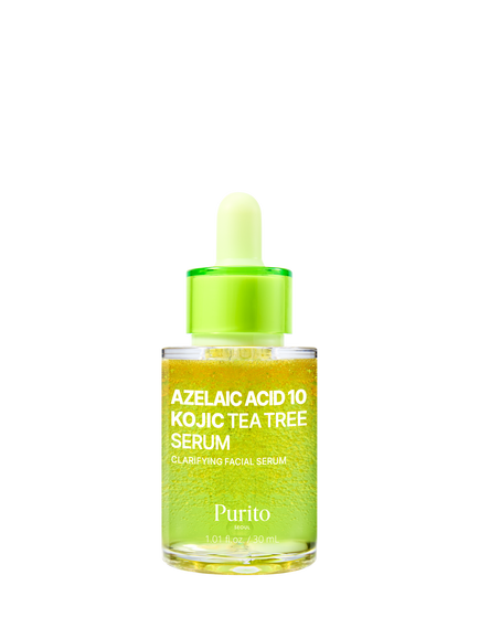 Purito Azelaic Acid 10 Kojic Tea Tree Serum, 30ml, No Colour