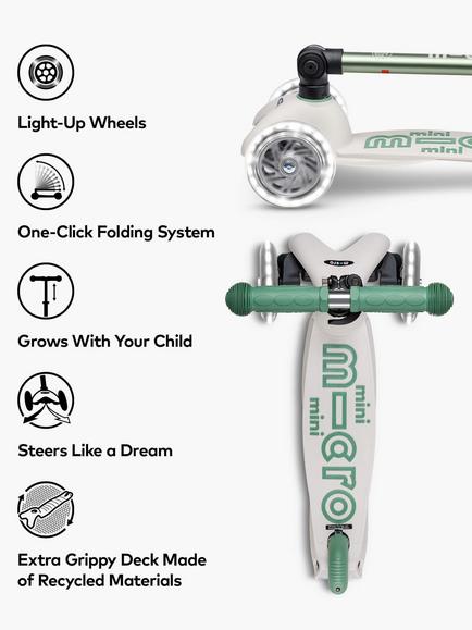 Micro Scooters Mini Micro Foldable Scooter, Pistachio - view 2, Pistachio