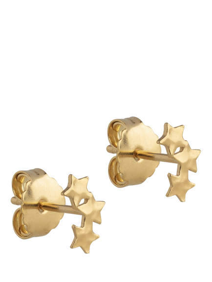 ENAMEL Copenhagen Star Stud Earrings, Gold, Gold Plated