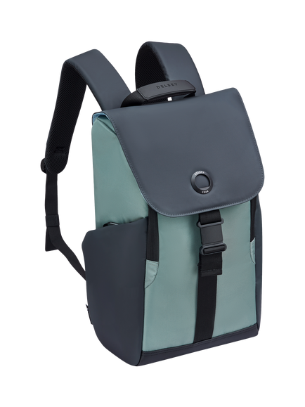 DELSEY Securflap Backpack, 21L - view 2, Sage Green