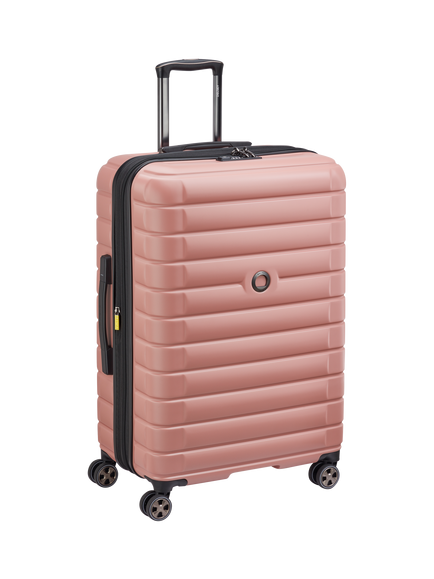 DELSEY Shadow 5.0 76cm Expandable 4-Wheel Large Suitcase, 104L, Ash Rose - view 2, Ash Rose