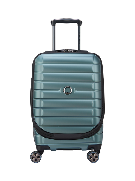 DELSEY Shadow 5.0 55cm Expandable Business Cabin Trolley, 38L, Green
