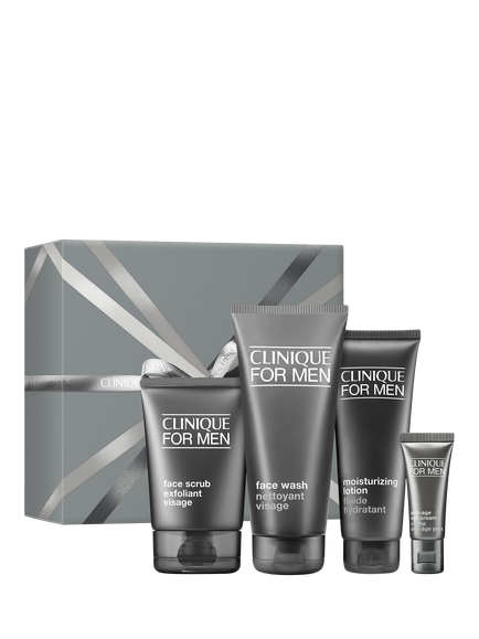 Clinique For Men Hydration Skincare Gift Set for Dry Skin, 