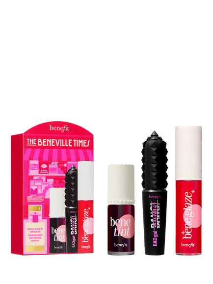 Benefit The Beneville Times Lip & Lash Trio Makeup Gift Set, Multiple