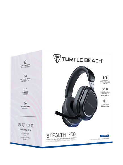 Turtle Beach Stealth 700 Gen 3 Bluetooth Wireless Gaming Headset for PS5, PS4 & PC, Black/Red - view 2, Black/Red
