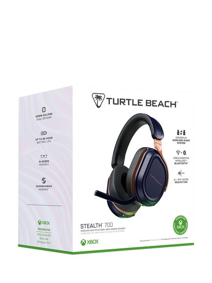 Turtle Beach Stealth 700 Gen 3 Bluetooth Wireless Gaming Headset for Xbox Series X/S, Xbox One & PC, Black, Black