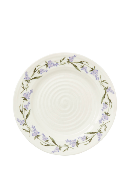 Sophie Conran for Portmeirion Lavandula Porcelain Side Plate, Set of 4 - view 2, White