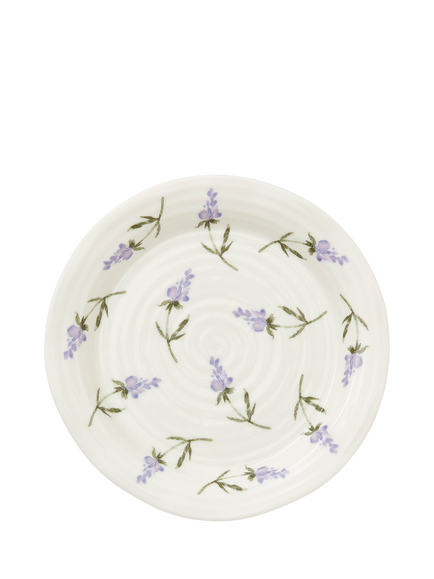 Sophie Conran for Portmeirion Lavandula Porcelain Tea Plate, Set of 4 - view 2, White