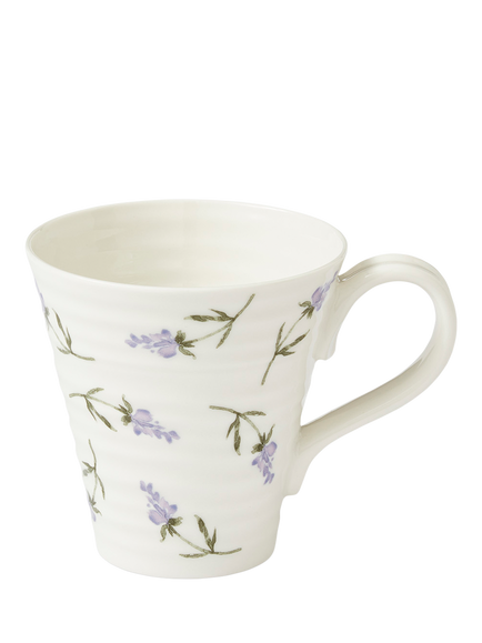 Sophie Conran for Portmeirion Lavandula Porcelain Mugs, Set of 2, 350ml - view 2, White
