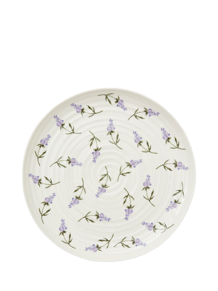 Sophie Conran for Portmeirion Lavandula Porcelain Cake Stand - view 2, White