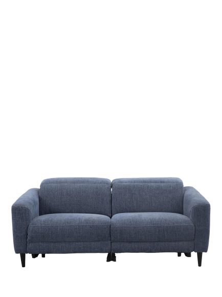 John Lewis OUTLET Glide Large 3 Seater Recliner Sofa, Like New, Navy Chenille, Cape Town Navy