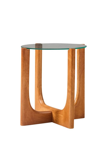 West Elm OUTLET Harper Side Table, Like New, Acorn, Acorn