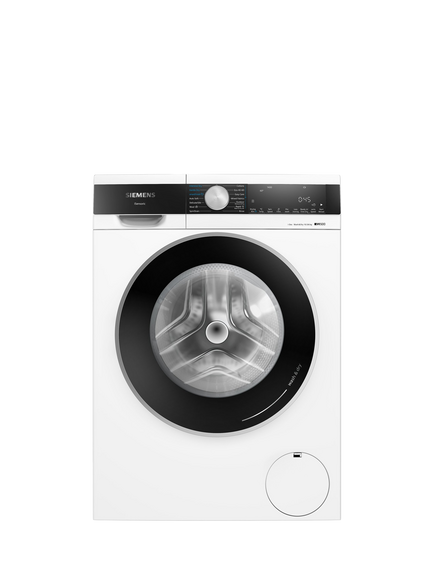 Siemens OUTLET iQ500 WN54G1A1GB i-DOS Freestanding Washer Dryer, 10.5/6kg Load, 1400rpm Spin, Like New, White, White