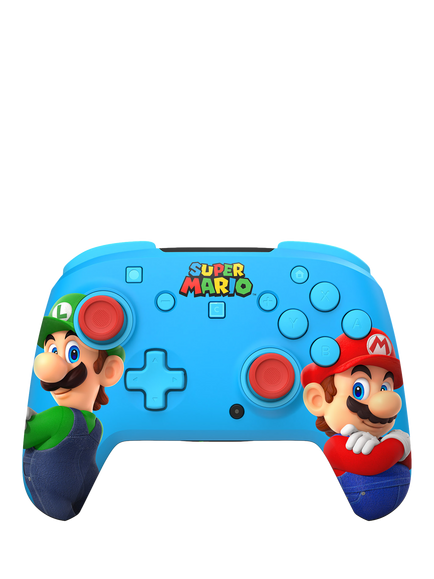 Turtle Beach Mario & Luigi Rematch Wireless RGB Gaming Controller for Nintendo Switch 2, Grey - view 2, Grey