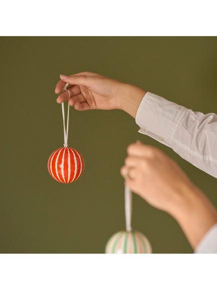 Neptune Ridley Optic Bauble, Red - view 2, Natural