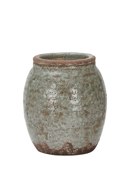 Neptune Broseley Footed Pot, Moss, Natural