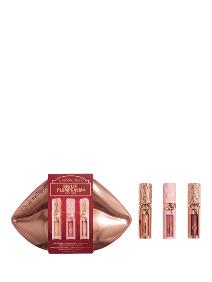 Charlotte Tilbury Big Lip Plumpgasm Mini Trio Makeup Gift Set, Clear Clear