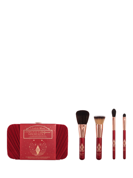 Charlotte Tilbury Charlotte's Hollywood Mini Brush Set Makeup Gift Set, Clear Clear