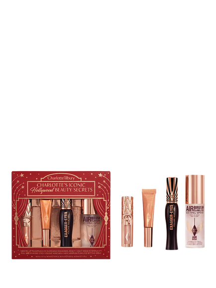 Charlotte Tilbury Charlotte's Iconic Hollywood Beauty Secrets Makeup Gift Set, Clear Clear