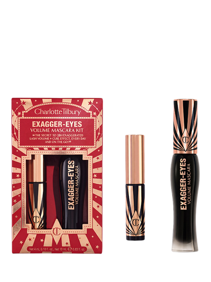 Charlotte Tilbury Exagger-Eyes Volume Mascara Kit Makeup Gift Set, Clear Clear