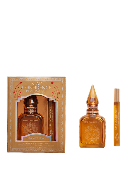 Charlotte Tilbury Star Confidence Perfume Set Fragrance Gift Set, Clear Clear