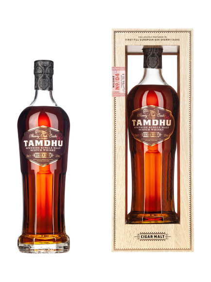 Tamdhu Speyside Single Cigar Malt IV Scotch Whisky, 70cl - view 2, Amber