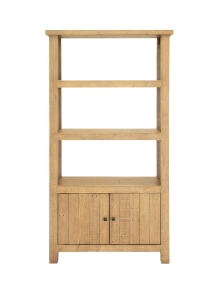 John Lewis OUTLET Reclaimed Timber Tall Shelving Unit, Like New, Natural, Natural