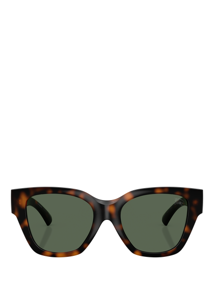 Butterfly BE4489U Women's Cat Eye Sunglasses, Dark Havana/Green - view 2, Dark Havana/Green