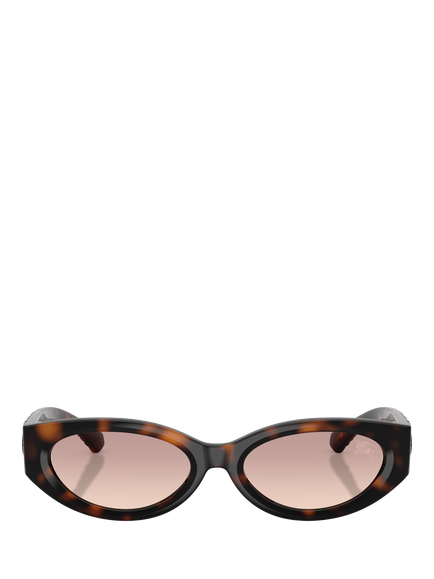 Butterfly BE4505U Women's Oval Sunglasses, Dark Havana - view 2, Dark Havana