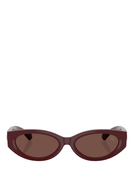 Butterfly BE4505U Women's Oval Sunglasses, Bordeaux/Red - view 2, Bordeaux/Red