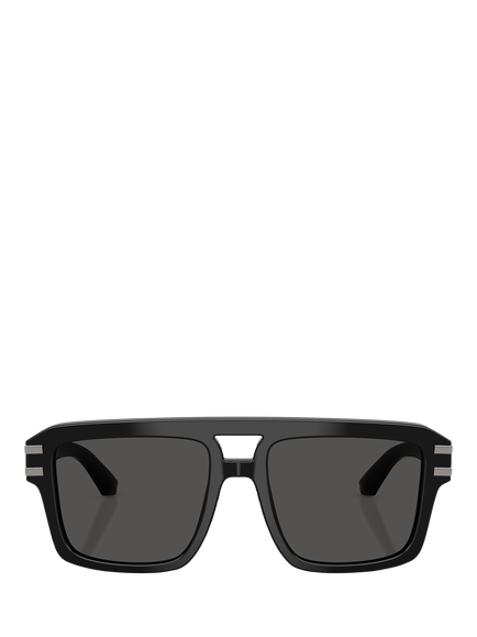Dolce & Gabbana DG4562 Men's Square Sunglasses, Black - view 2, Black