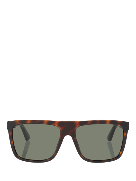 GUCCI GC001850 Unisex Square Sunglasses, Tortoise - view 2, Tortoise