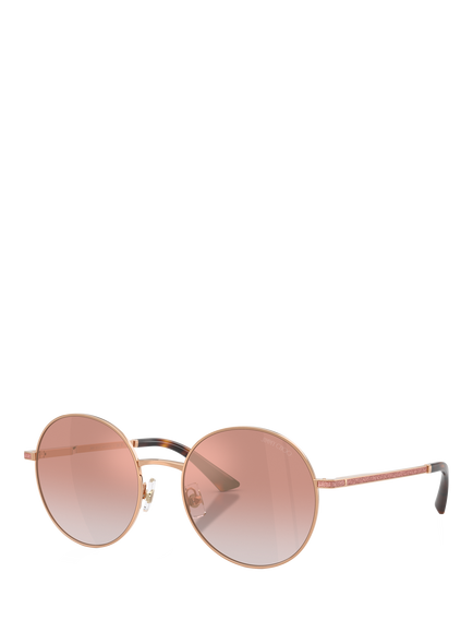 Jimmy Choo JC4028J Women's Round Metal Sunglasses, Rose Gold/ Pink, Rose Gold/Pink