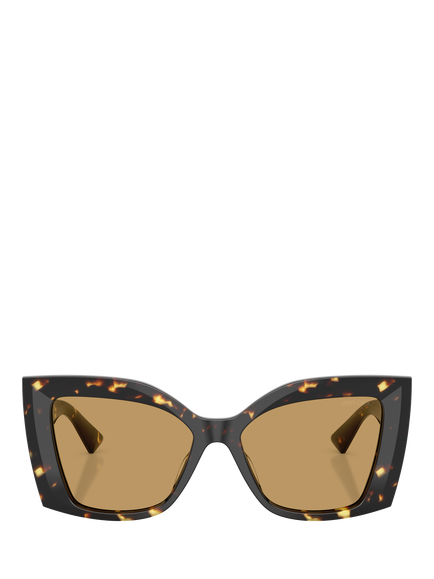 Jimmy Choo JC5074U Women's Butterfly Sunglasses, Tortoise Black/Yellow - view 2, Tortoise Black/Yellow