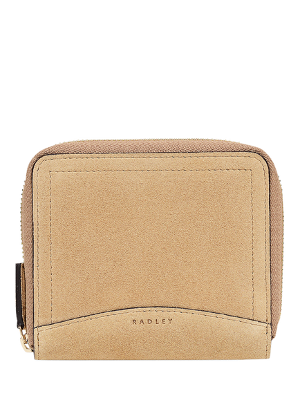 Radley Chancery Suede Zip Purse, Sahara, Sahara