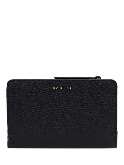 Radley Loyal Collection Medium Bifold Leather Purse, Black - view 2, Black
