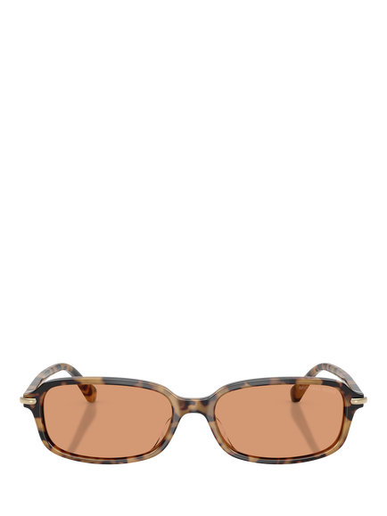 Michael Kors MK2288U Women's Rectangular Sunglasses, Vintage Tortoise - view 2, Vintage Tortoise