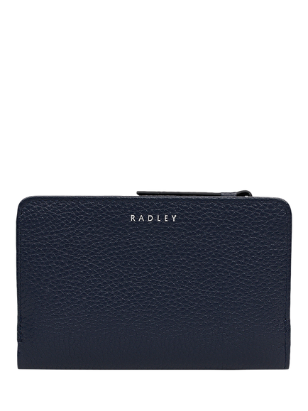 Radley Loyal Collection Medium Bifold Leather Purse, Ink - view 2, Ink