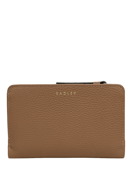 Radley Loyal Collection Medium Bifold Leather Purse - view 2, Tan