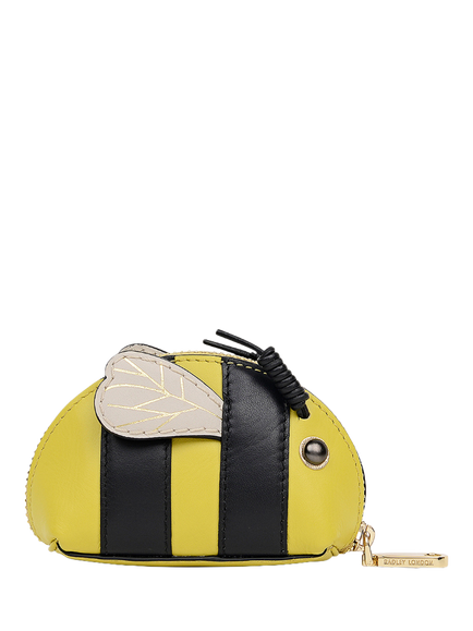 Radley Spring Bee Small Coin Purse, Limoncello - view 2, Limoncello