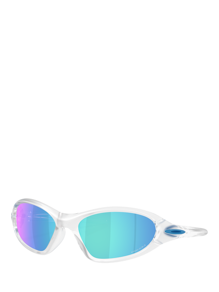 Oakley OO9536 Men's Oval Sunglasses, Matte Clear