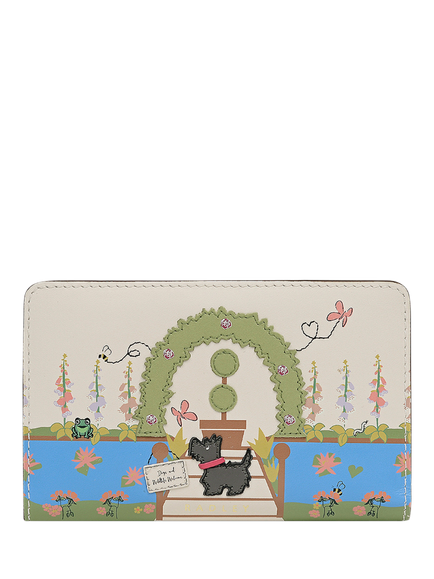 Radley Spring Garden Medium Bifold Purse, Salt, Salt